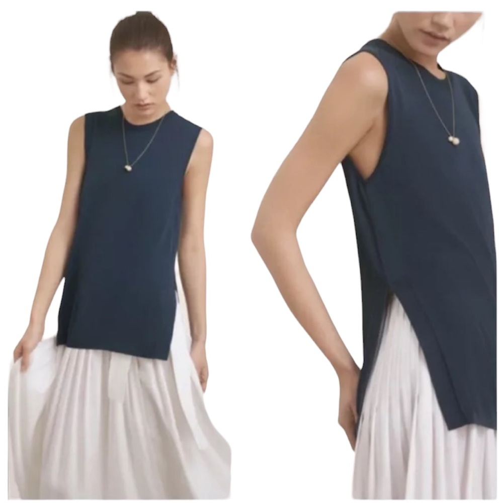 Aritzia Wilfred Palmier Sleeveless Sweater
